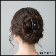 Black Updo Hairclip