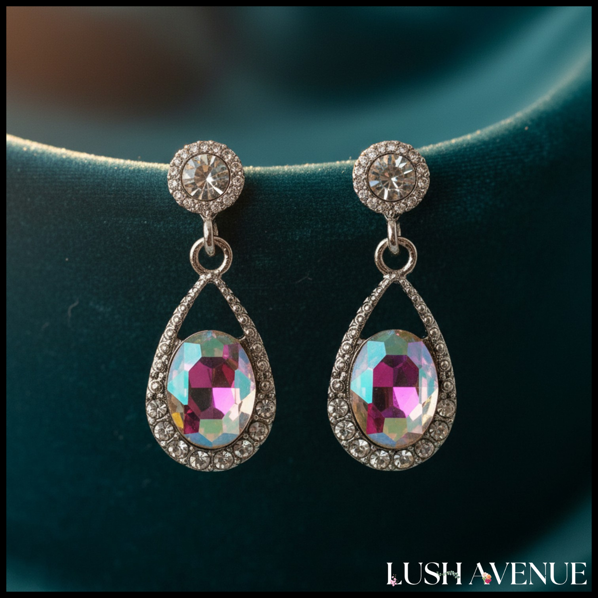 Teardrop Crystal Earrings