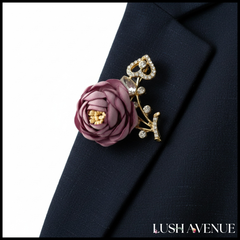 Rose Flower Brooch